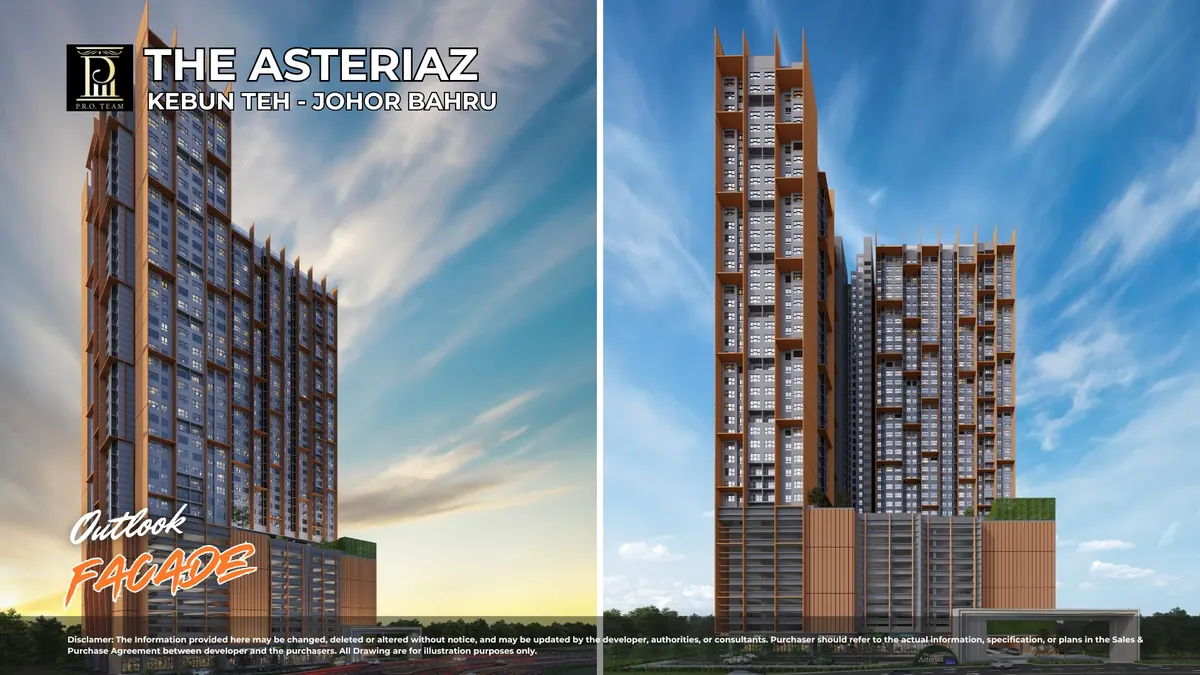 The Asteriaz by EXSIM at Kebun Teh, Johor Bahru