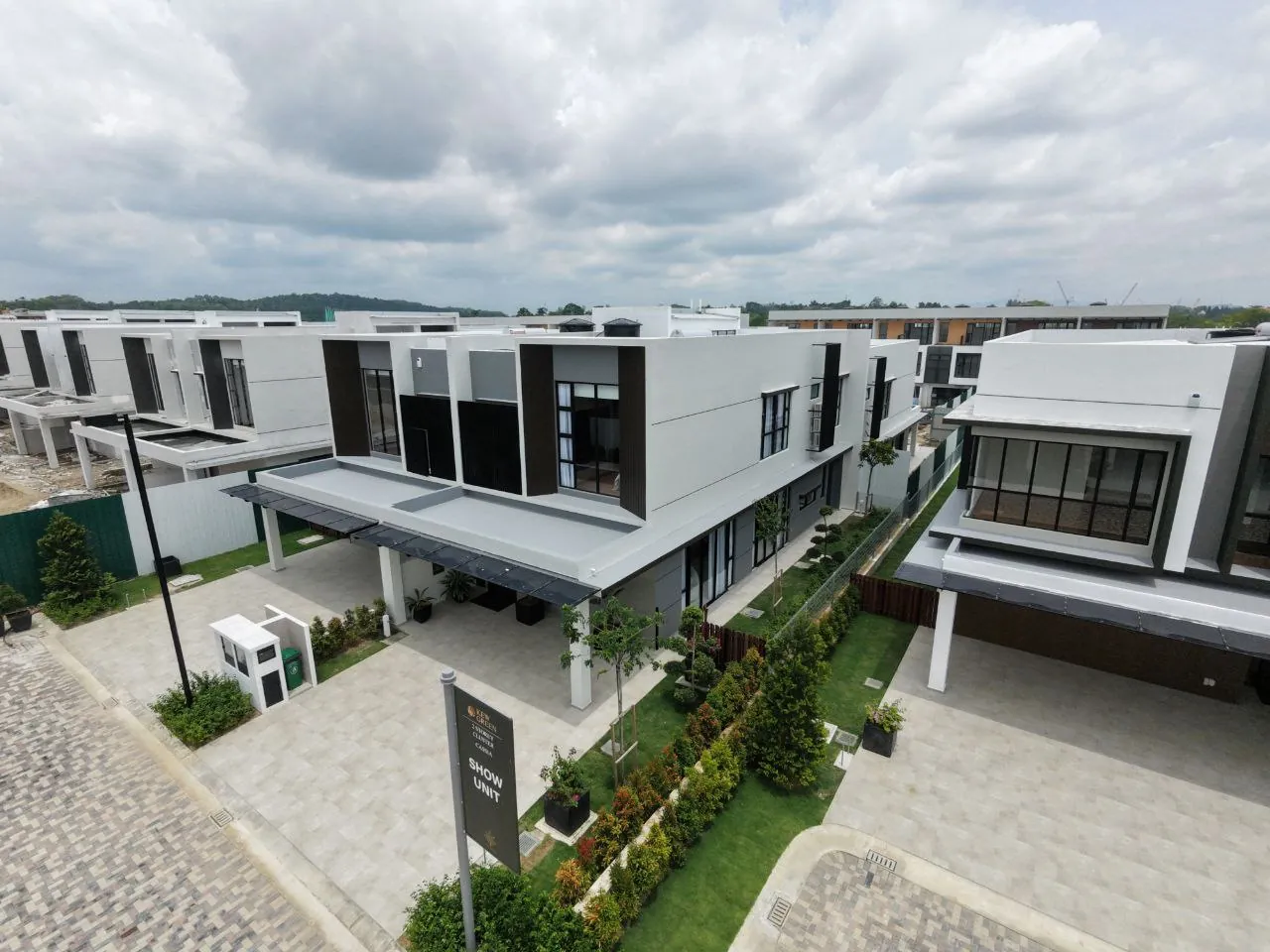 Cluster landed homes at The Kews Green, Senibong Cove, Iskandar Puteri